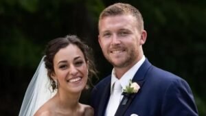 Late Joe with his wife