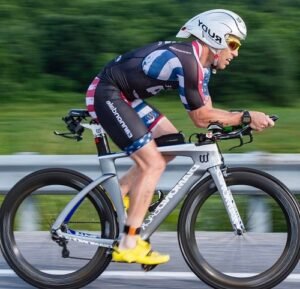 Joe Klinedinst Riding his bike