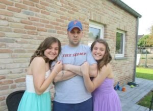 Late Rhett Edward Taylor with his daughters Camie & Chloe