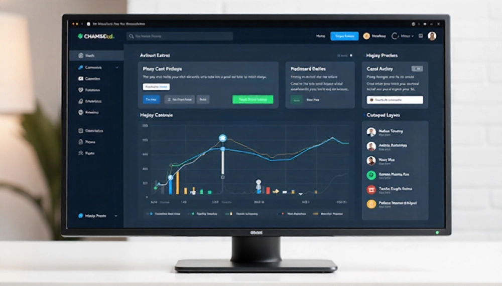 Chas6d platform dashboard displaying community customization options and member engagement analytics